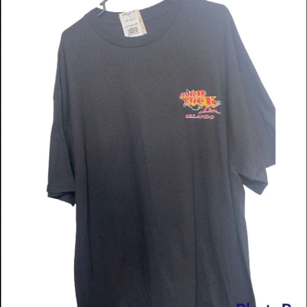 HARD ROCK Cafe Orlando Live Barbed Wire Black Tee Sz:XXL
